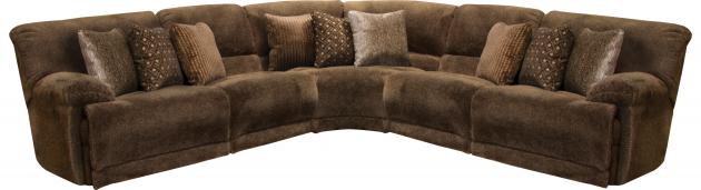 Burbank lay flat reclining sectional deals catnapper